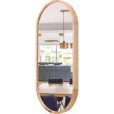 stolarnia pika Oval Spiegel 80 x 48 cm Braun