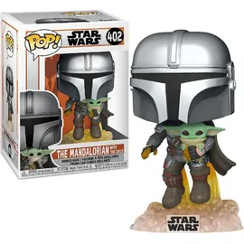 Funko POP! Star Wars The Mandalorian with the Child 402 - Mando Flying w/ Jet Pack