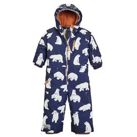 KILLTEC First Instinct by killtec Kinder Skioverall/Schneeanzug mit Kapuze, wasserdicht FISW 33 MNS ONPC, dunkelblau, 122, 39910-000