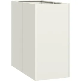 vidaXL Pflanzkübel 200 x 40 x 80 cm Weiß