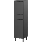 Germania Arcena Midischrank 30 x 120 x 34 cm Graphit