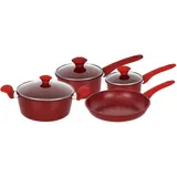 HERZBERG Antihaft-Kochgeschirr-Set 7-tlg. 10 cm rund