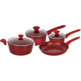 HERZBERG Antihaft-Kochgeschirr-Set 7-tlg. 10 cm rund