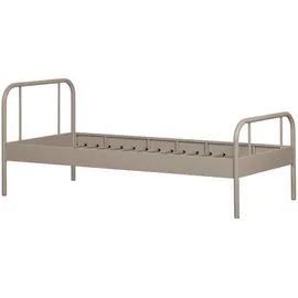 Woood Metallbett Mata 90 x 200 cm Metall sand