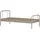 Woood Metallbett Mata 90 x 200 cm Metall sand