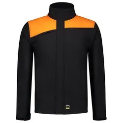 Softshelljacke Bicolor "402021" Workwear - 3XL - black/orange