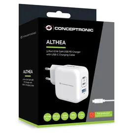 Conceptronic ALTHEA17W 3-Port-67-W-USB-Ladegerät