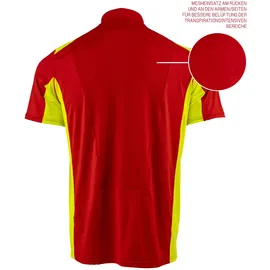 Forsberg Skjorta II Funktionsshirt kurzarm / rot/gelb / M