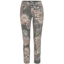 LASCANA 7/8-Jeggings Damen schwarz-bunt bedruckt Gr.38