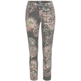 LASCANA 7/8-Jeggings Damen schwarz-bunt bedruckt Gr.38