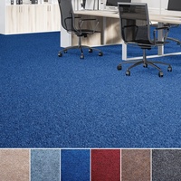 Floordirekt Nadelfilz-Teppich Malta | Bodenbelag aus Nadelvlies für Wohnraum und Büro | Kälteisolierend & trittschalldämmend | Viele Farben & Größen (200 x 150 cm, Dunkelblau)