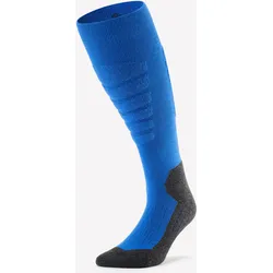 Skisocken Snowboardsocken Erwachsene - 100 blau/schwarz 43/46