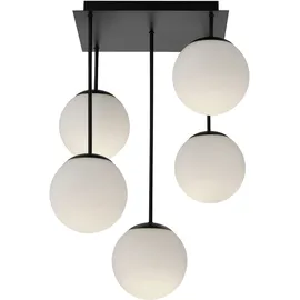 OTTO home Nellin 5 E14 rund schwarz/opal matt