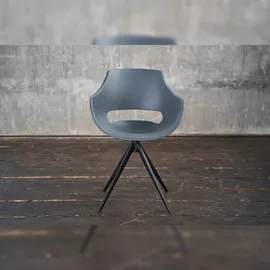 KAWOLA Zaja Kunststoff drehbar anthrazit