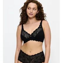 Triumph BH Amourette W mit Bügel, ohne Polsterung, Verstellbare Träger, 80C, Schwarz