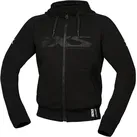 IXS Motorradjacke Rapid 1.0 Motorrad Zip Hoodie Rückenprotektor enthalten schwarz XXL