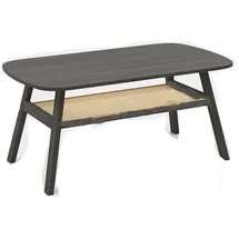 Costway Couchtisch Grau Holz 100 x 55 x 44,5 cm