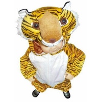 Ikumaal Tiger-Kostüm, An28 104-110, für Kind-er, Wild-Katze Katzen Kostüm-e Fasching Karneval Kleinkinder-Karnevalskostüme Kinder-Faschingskostüme