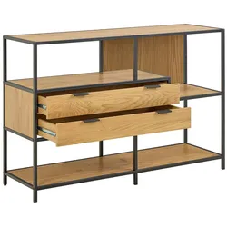 Ebuy24 Seaford Regal 2 Schubladen 3 Regale Natur.
