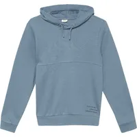 S.Oliver - Kapuzen-Sweatshirt aus Baumwollmix mit Print-Details, Jungen, blau,