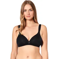 NATURANA Soft-BH, schmale Träger, für Damen, schwarz, 80B