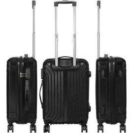 warenhandel könig Palma Koffer-Set 3-tlg. schwarz