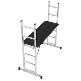 Krause Leitergerüst 2 x 6 Sprossen Arbeitshöhe bis 2,95 m