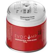 evocamp 12x Propan Butan 190g Stechkartusche Typ 200 EN 417