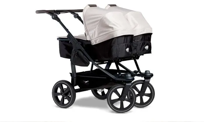 tfk Zwillingswagen Duo 2 Sand Aluminium Beige