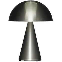 Hübsch - Mush LED Portable Tischleuchte Dim. Nickel