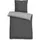 Traumschlaf Uni Melange Flanell Grau 135 x 200 cm + 80 x 80 cm