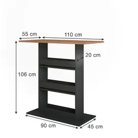 Vicco Bartisch Repose 110 x 55 cm Braun