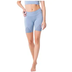 Short Fitness Yoga Hoge Taille Dames. Eka lavendelblau ML