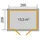 Weka Gartenhaus 264 2,95 x 2,09 m grau