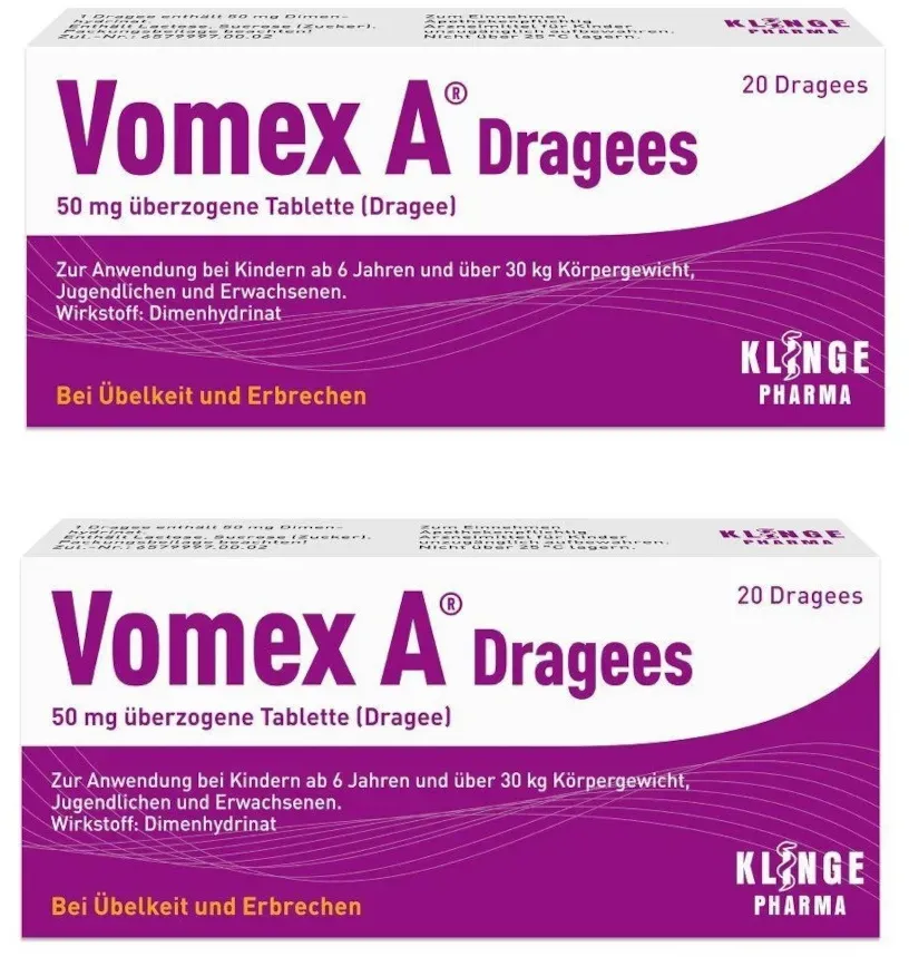 Vomex A Dragees Doppelpack - Bei Übelkeit und Erbrechen