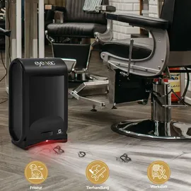 Barberpub Staubsauger Haarsauger Automatisch Friseur Saloneinrichtung 1400W - schwarz