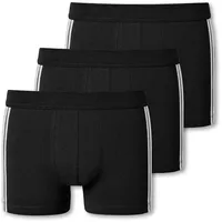 SCHIESSER Boxershorts schwarz M 3er Pack