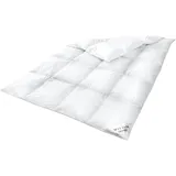 HS24 WINTER Daunendecke Bettdecke Oberbett Decke 70% Daunen - 30% Federn - 135x200 cm 1600g