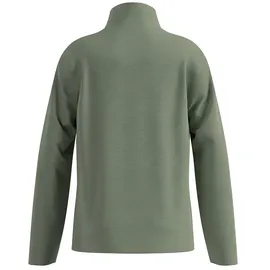 Odlo Grid Fleeceshirt Kinder shadow melange - grün