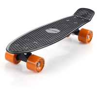 MONZANA® Skateboard 22 Zoll ABEC 7 Kugellager Pennyboard Longboard Retro Design Erwachsene Kinder Jugendliche Mini Cruiser 100kg Belastbar