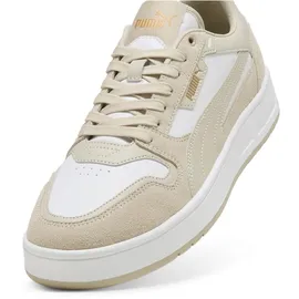Puma Court Classic Street Suede Sneaker 03 white/desert dust/gold 42,5