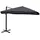 Mendler Gastronomie-Luxus-Ampelschirm 350 x 350 cm Grau