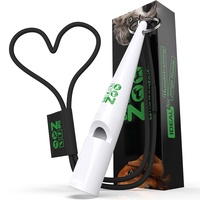 DR Zoo Hundepfeife - Effektives Hundetraining, Hundeerziehung & Rückruf - Hunde Zubehör, Pfeife für Hunde, Hundepfeifen mit Pfeifenband - Dog Whistles Design - Weiß