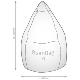 Sitting Point BeanBag Malibu XL orange