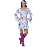 Andrea Moden Hippie Kostüm Lovely für Damen - Weiß Bunt Gr. 36 38
