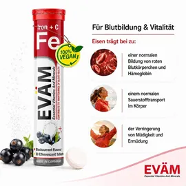 eväm Eisen + Vitamin C Brausetabletten 20 St.