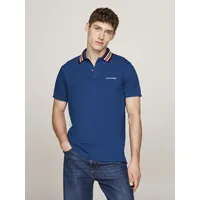 Tommy Hilfiger Poloshirt »GIFTING POLO RWB COLLAR REG POLO«, Streifen an Kragen und Bündchen TOMMY HILFIGER Deep Indigo