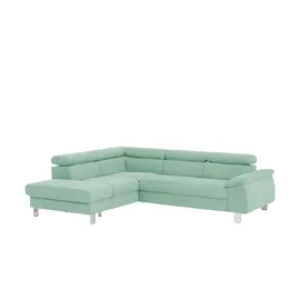 Uno Ecksofa Micky ¦ türkis/petrol ¦ Maße (cm): B: H: 72 T: 249.0