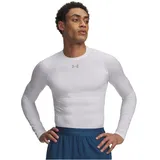 Under Armour HeatGear Elite Kompressionsshirt Herren Weiß XL