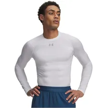 Under Armour HeatGear Elite Kompressionsshirt Herren Weiß XL
